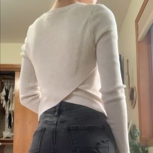 Open Back Sweater